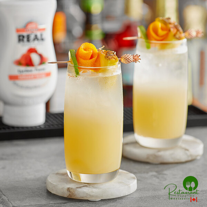 Real Lychee Puree Infused Syrup 16.9 fl. oz. - 6/Case