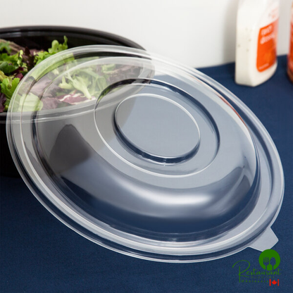 Fineline 5160-L Super Bowl Clear PET Plastic Dome Lid for 160 oz. Bowls - 25/Case
