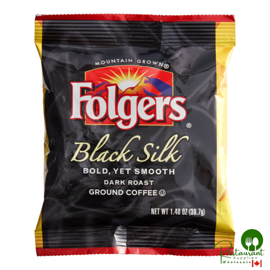 Folgers Black Silk Coffee Packet 1.4 oz. - 42/Case