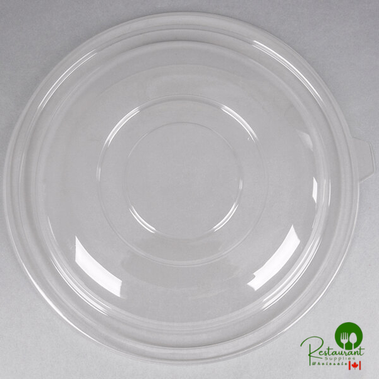 Fineline 5160-L Super Bowl Clear PET Plastic Dome Lid for 160 oz. Bowls - 25/Case