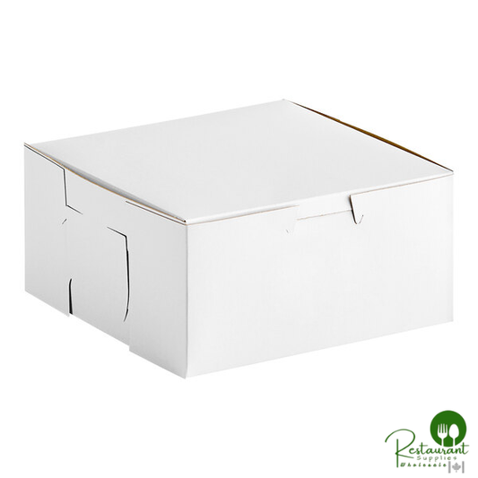 Southern Champion 6" x 6" x 3" White Pie / Bakery Box - 250/Case