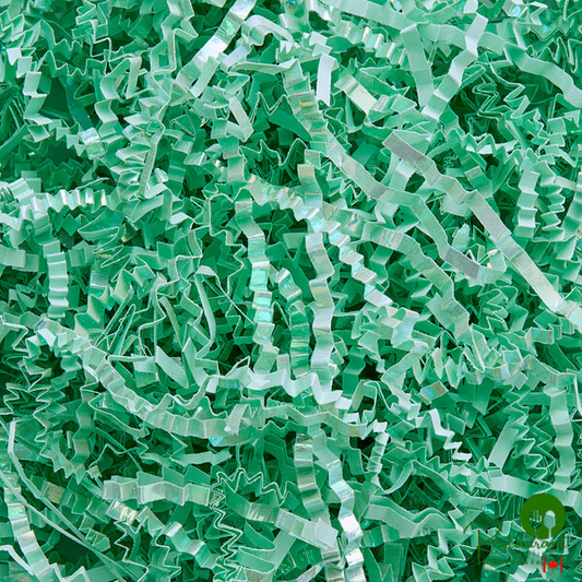 10 lb. Crinkle Paper Shred Mint Green Radiance By Prime