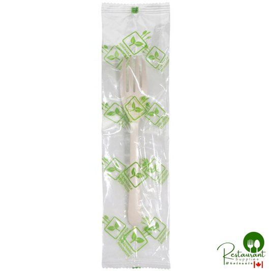 Fineline Conserveware Individually Wrapped White PSM Fork - 750/Case