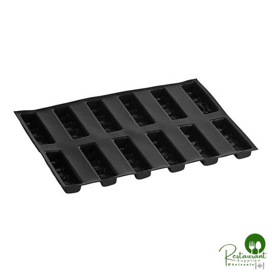 Sasa Demarle Flexipan® Origine 15 3/4" x 11 13/16" Silicone Scored Bar Mold with (12) 4 11/16" x 1 3/16" Cavities