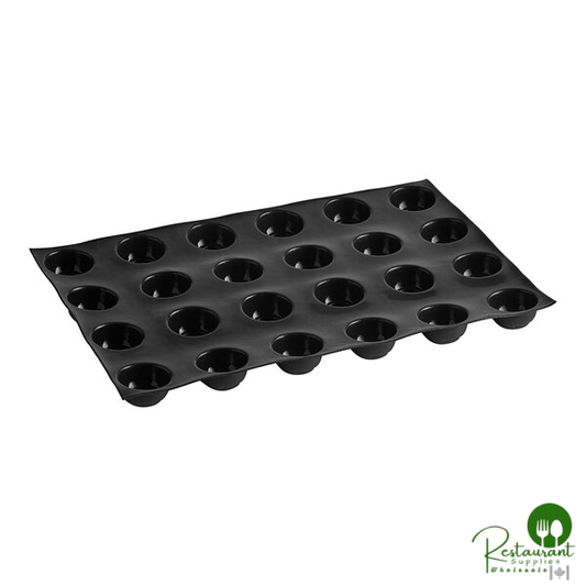 Sasa Demarle Flexipan® Origine 23 5/8" x 15 3/4" Silicone Half-Sphere Spiral Mold with (24) 2 1/2" Cavities FP-01888