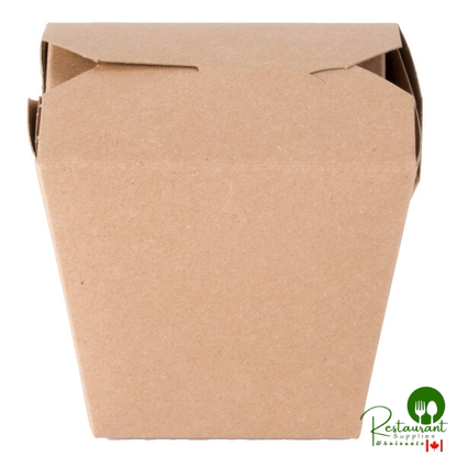 Fold-Pak Earth 16MWEARTHM 16 oz. Microwaveable Paper Take-Out Container - 450/Case
