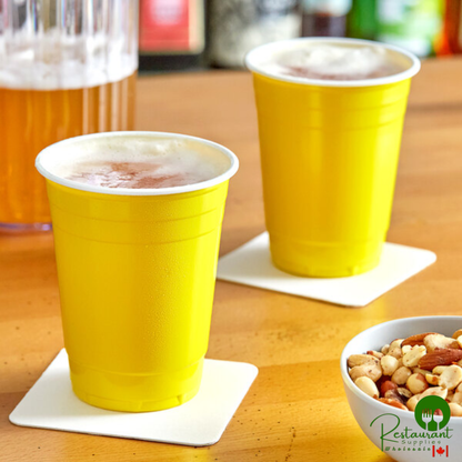 16 oz. Yellow Plastic Cup By Prime - 1,000/Case