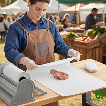 36'' x 700' 40 lb. White Butcher Paper Roll By Prime