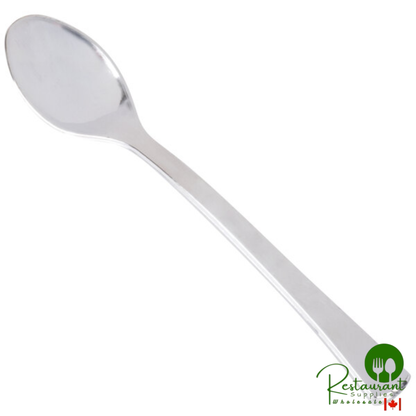 Fineline Tiny Temptations 4" Tiny Tasters Silver Plastic Tasting Spoon - 960/Case