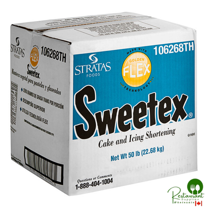 Stratas Sweetex Golden Flex Cake and Icing Shortening 50 lb.