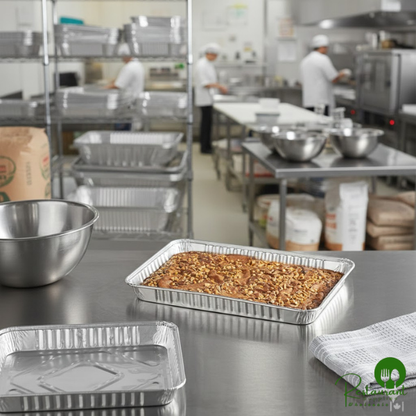 1/4 Sheet Foil Cake Pan By Prime - 100/Case