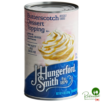 J. Hungerford Smith #5 Can Butterscotch Topping - 6/Case