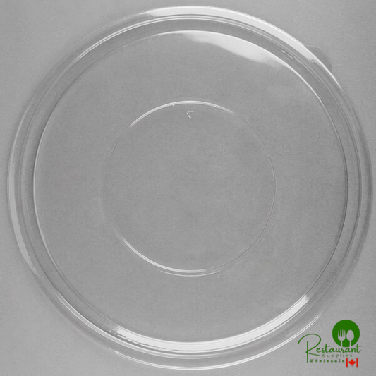 Sabert 51320 FreshPack Clear Flat Round Lid for 320 oz. Bowls - 25/Case | Canada
