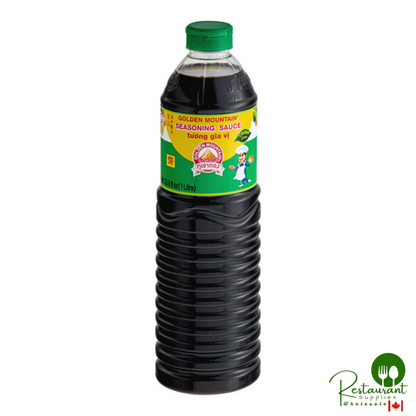 Golden Mountain Green Cap Seasoning Sauce 33.8 oz. - 12/Case