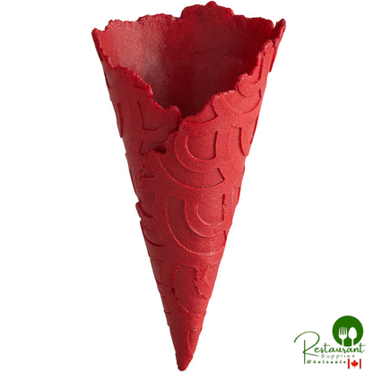 The Konery Red Velvet Waffle Cones - 144/Case
