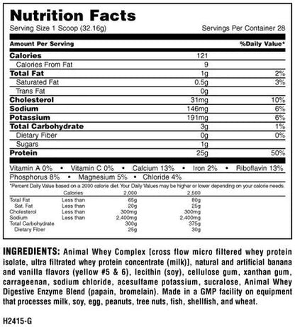 Universal Animal Whey 2lbs
