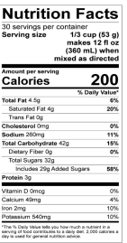 Dr. Smoothie Café Essentials Chocoholic’s Choice 3.5 lb – 5/Case | Premium Chocolate Mix