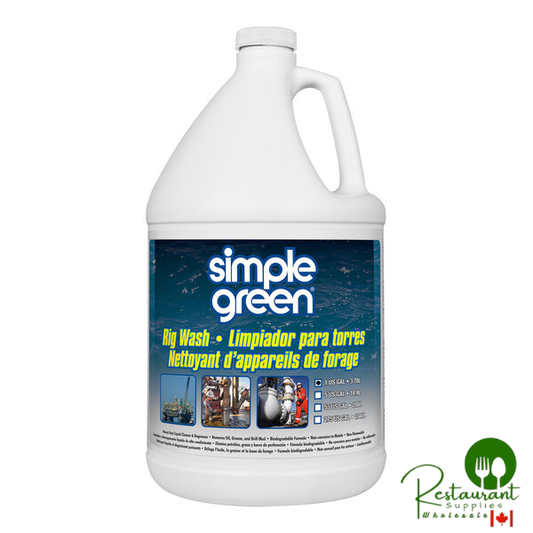 Simple Green 0110000403001 1 Gallon Concentrated Rig Cleaner and Degreaser - 4/Case