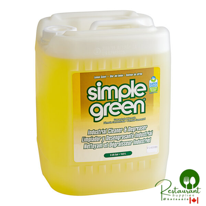 Simple Green 3000000114005 5 Gallon Lemon Scent Concentrated Industrial Cleaner and Degreaser