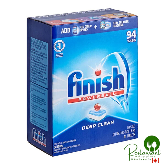 Finish RAC97330CT 94-Count Powerball Deep Clean Dishwasher Detergent Tabs - 4/Case