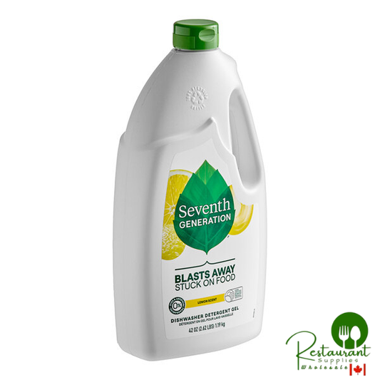 Seventh Generation 22831 70 oz. Lemon Dishwasher Detergent Gel - 6/Case