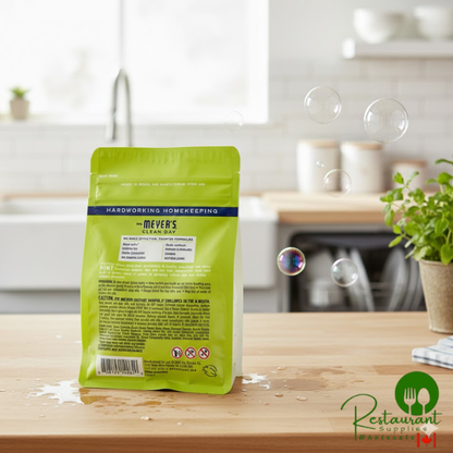 Mrs. Meyer's Clean Day 306684 20-Count Lemon Verbena Dishwasher Pac - 6/Case