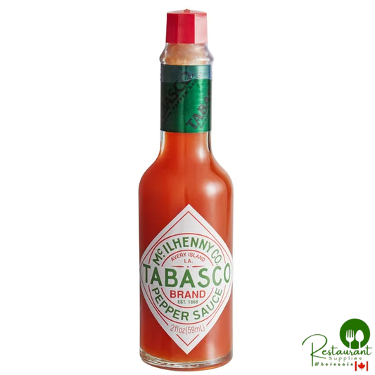 TABASCO® 2 fl. oz. Original Hot Sauce - 24/Case