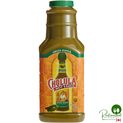 Cholula 64 fl. oz. Green Pepper Hot Sauce - 4/Case
