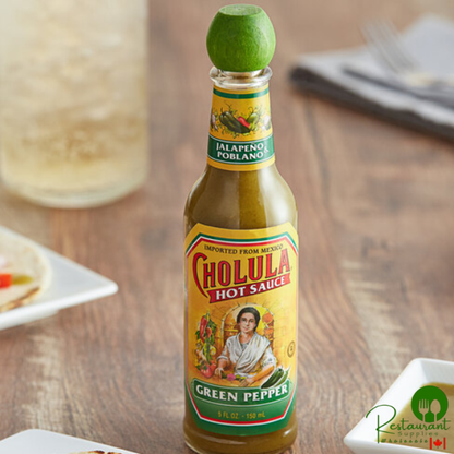 Cholula Green Pepper Hot Sauce 5 fl. oz. - 24/Case