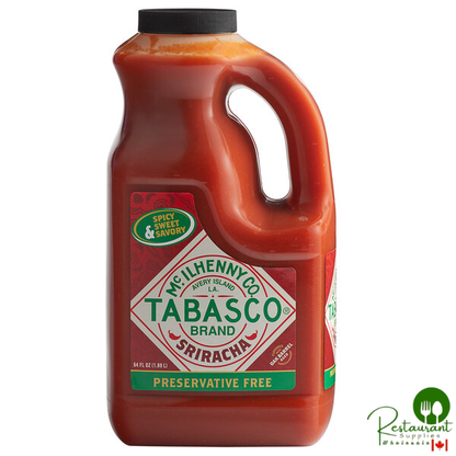 TABASCO® 64 fl. oz. Sriracha Hot Sauce - 2/Case