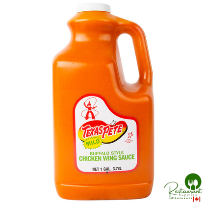 Texas Pete 1 Gallon Mild Buffalo Style Chicken Wing Sauce - 4/Case