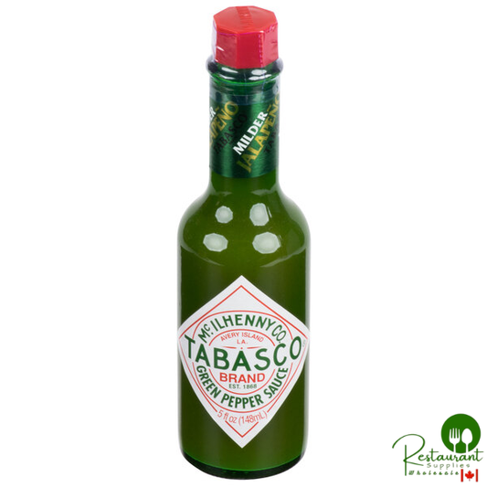TABASCO® 5 fl. oz. Green Pepper Hot Sauce - 12/Case
