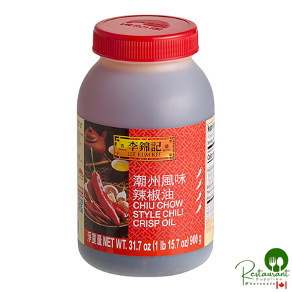 Lee Kum Kee Chiu Chow Chili Crisp Oil 31.7 oz. - 12/Case