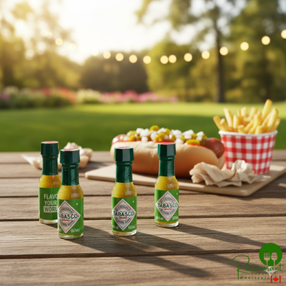 TABASCO® .125 fl. oz. Green Hot Sauce Mini Bottles - 144/Case