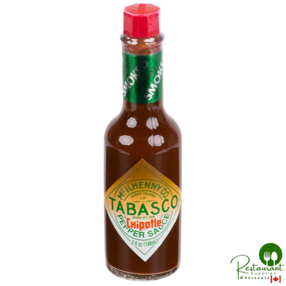 TABASCO® 5 fl. oz. Chipotle Pepper Hot Sauce - 12/Case