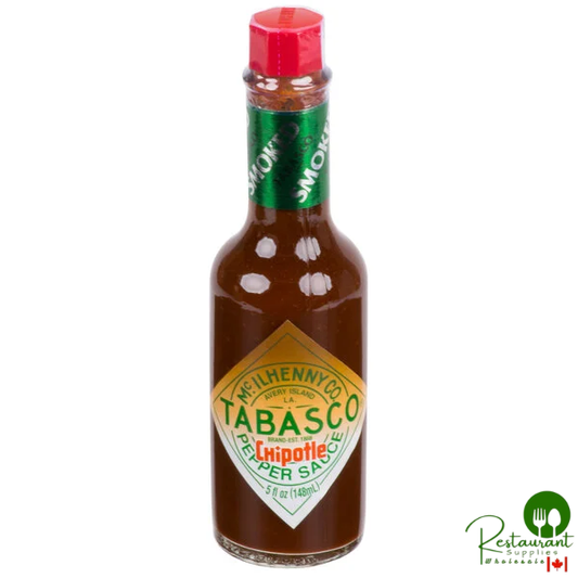 TABASCO® 5 fl. oz. Chipotle Pepper Hot Sauce - 12/Case