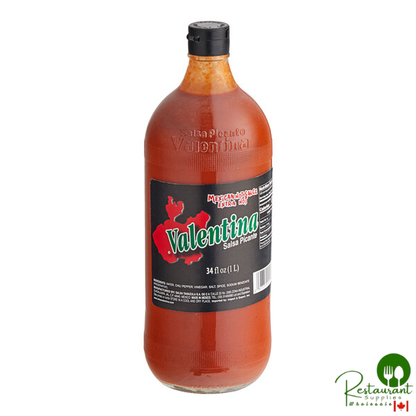 Valentina Black Label Mexican Hot Sauce 34 fl. oz. - 12/Case