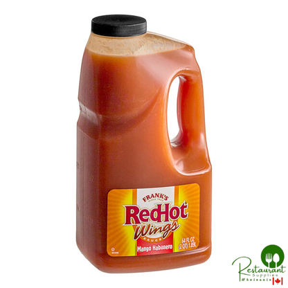 Frank's RedHot Mango Habanero Wings Sauce 0.5 Gallon - 4/Case