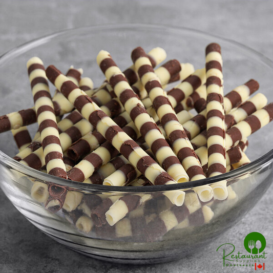 Mona Lisa Dark and Ivory Duo Chocolattos 0.8 lb. - 12/Case