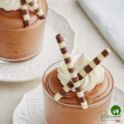 Mona Lisa Dark and Ivory Duo Chocolattos 0.8 lb. - 12/Case