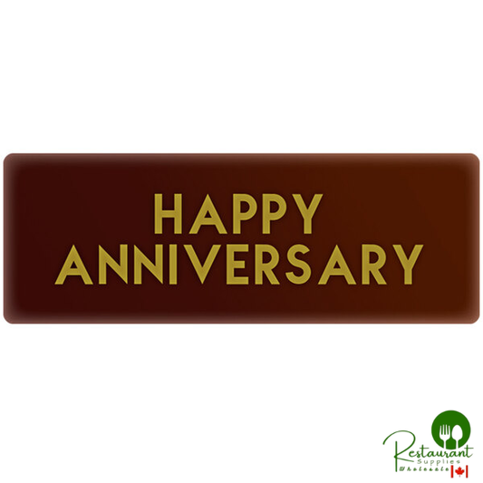 Chocolatree Happy Anniversary Chocolate Decoration - 50/Box
