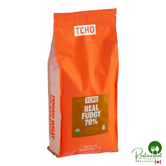 TCHO Real Fudgy 70% Dark Chocolate Hexagons 6.6 lb.