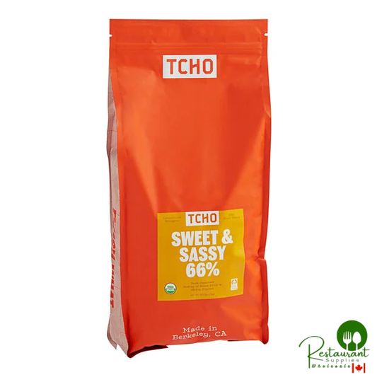 TCHO Sweet & Sassy 66% Dark Chocolate Hexagons 6.6 lb.