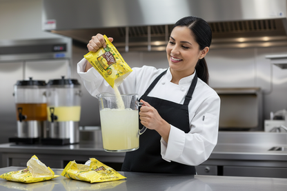 Country Time Lemonade preparation in professional kitchen