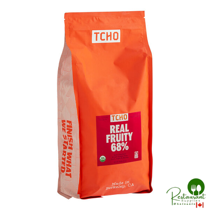 TCHO Real Fruity 68% Dark Chocolate Hexagons 6.6 lb.