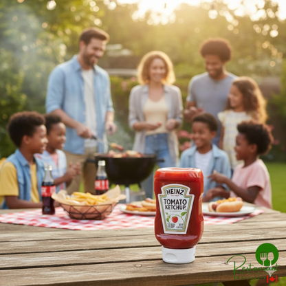 Heinz 14 oz. Upside Down Squeeze Bottle Ketchup - 16/Case