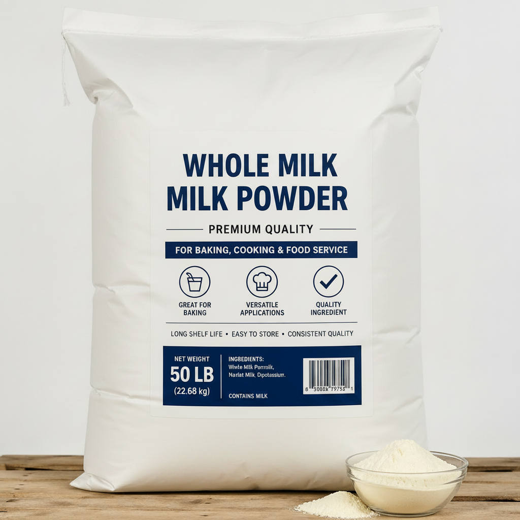 Whole Milk Powder 50 LB white bag