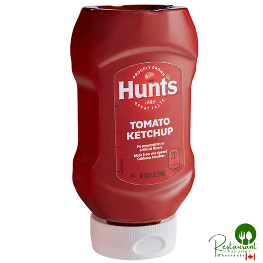 Hunt's Tomato Ketchup 14 oz. Squeeze Bottle - 12/Case