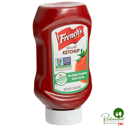 French's 20 oz. Tomato Ketchup Squeeze Bottle - 12/Case