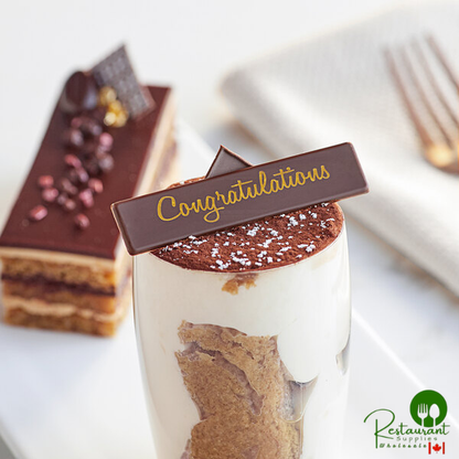 Chocolatree Congratulations Chocolate Decoration - 420/Case
